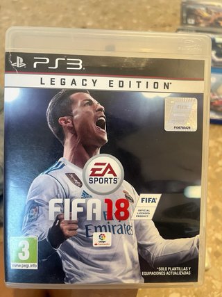 FIFA 18 y PES 2011 PS3