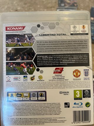 FIFA 18 y PES 2011 PS3