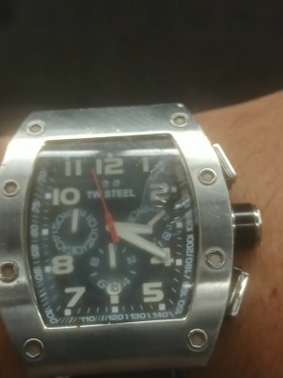 Reloj TW Steel Cronógrafo Negro/Plata