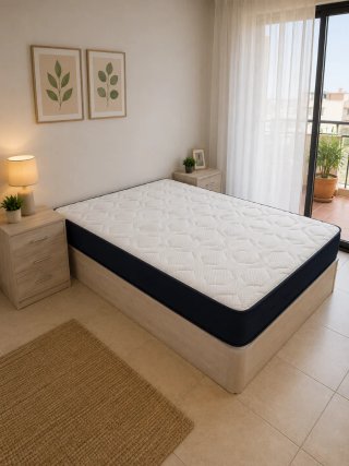 Armarios de madera y canapés