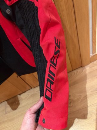 Cazadora Moto Verano Dainese Roja/Negra