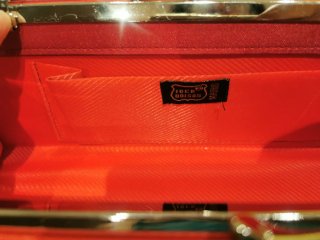 Cartera de fiesta roja