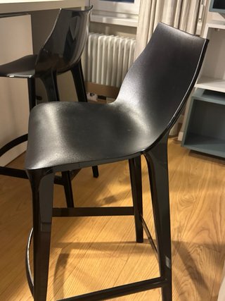 Sgabello Kartell nero