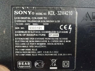 IR board H3E A-1494-138-A para tv Sony KDL-32W4210