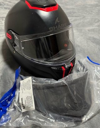 Visera Negra Casco Shark Spartan RS