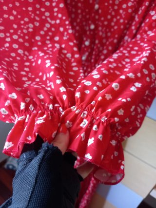 Vestido largo estampado floral