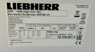 Congelador Vertical Liebherr