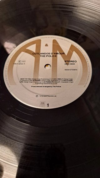 The Police - Outlandos D'Amour LP Vinilo 1978