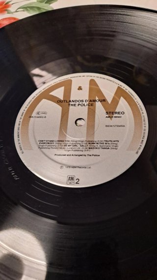 The Police - Outlandos D'Amour LP Vinilo 1978