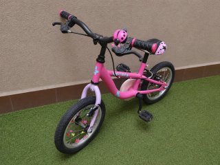 Bicicleta infantil rosa 14 pulgadas