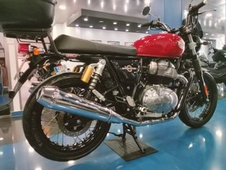 Royal Enfield 650 Interceptor Roja