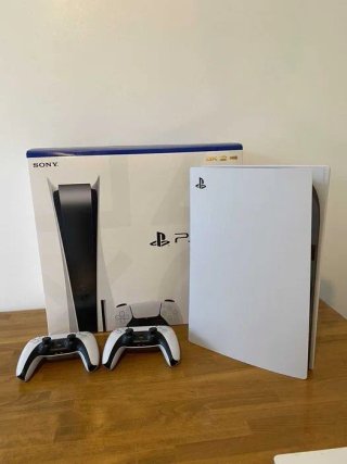 PS5 como nueva + 2 mandos + juegos, auriculares