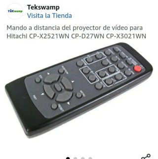 Mandos a distancia proyectores de video