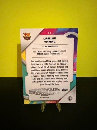 Cromos Lamine Yamal FC Barcelona Champions League