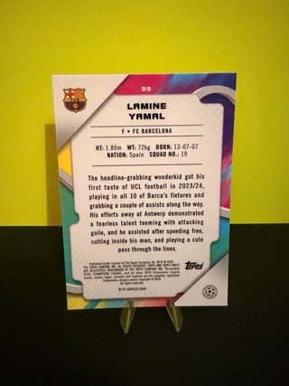 Cromos Lamine Yamal FC Barcelona Champions League