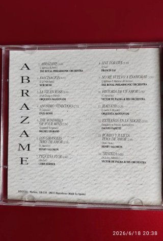 CD Abrázame - Love Collection
