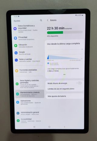 Samsung Galaxy Tab S5e Tablet 10.5"(micro sim)