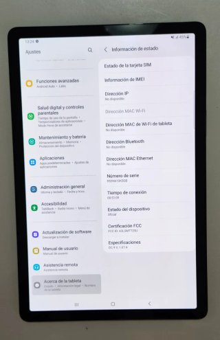 Samsung Galaxy Tab S5e Tablet 10.5"(micro sim)