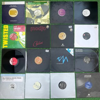 Lote 92 Vinilos DJ Techno House 90-2000
