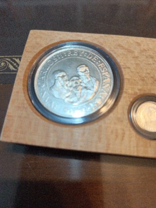 Lote de 4 monedas de plata