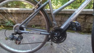 Bicicleta Nakamura con sospensione anteriore
