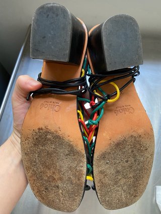 Sandali Chloé Knot Rainbow Tg 37.5