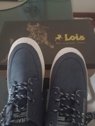 Zapatillas Lois Verano Azul/Gris