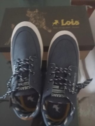 Zapatillas Lois Verano Azul/Gris