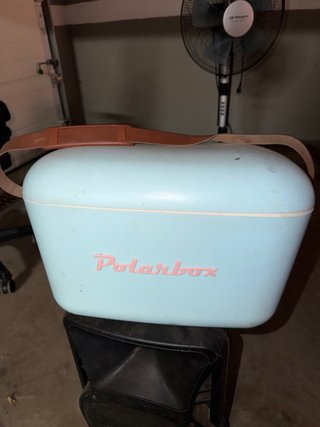 Nevera Polarbox azul vintage
