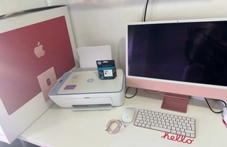 iMac 24' Rosa + Impresora HP