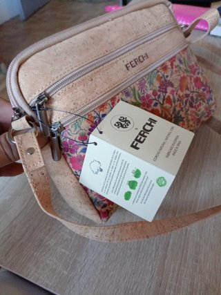 Bolso bandolera Ferchi estampado floral