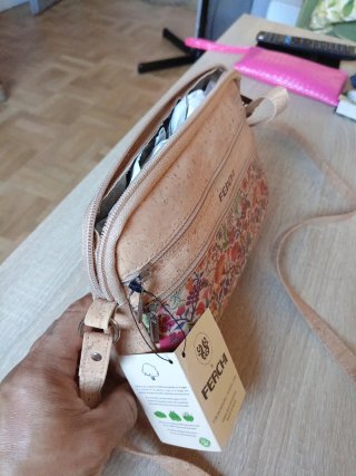 Bolso bandolera Ferchi estampado floral