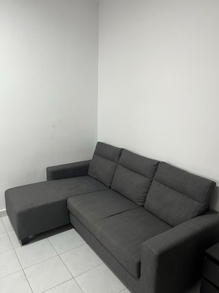 Sofá gris 3 plazas