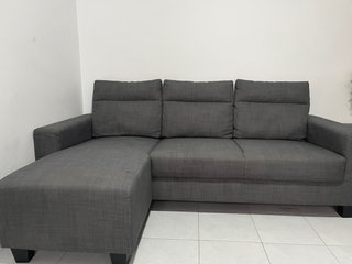 Sofá gris 3 plazas
