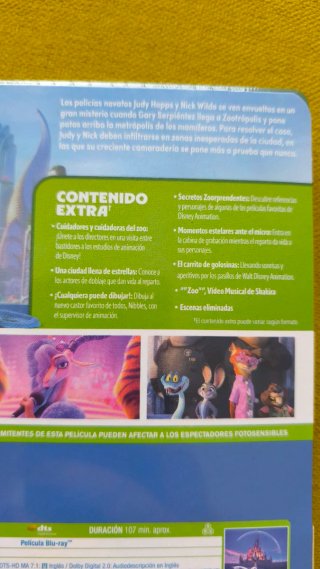 Zootrópolis 2 Blu-ray Edición Metálica Limitada