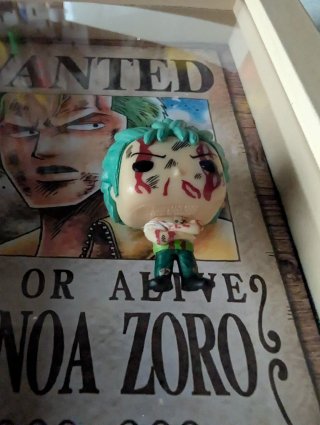 Cuadro 3D Roronoa Zoro One Piece Wanted