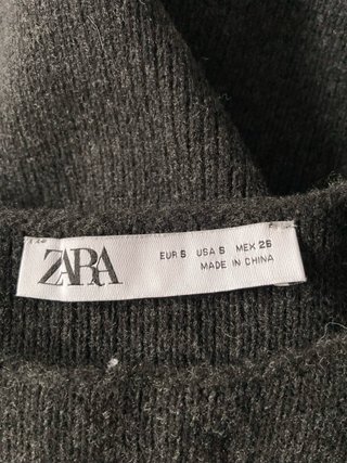 Jersey tirantes Zara mujer gris