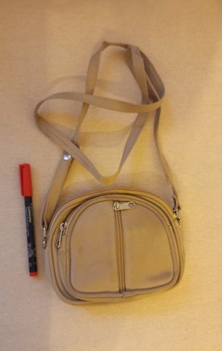 Lote dos Bolsos bandolera beige y azul