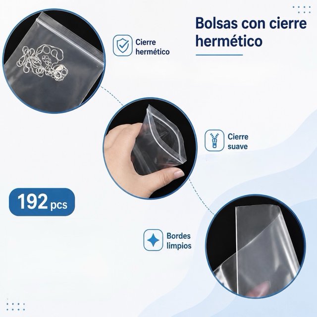 192 Bolsas con cierre