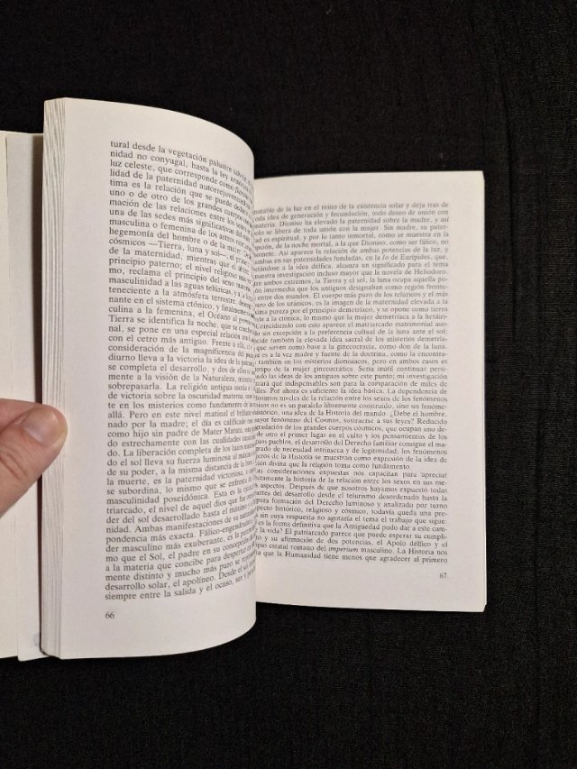 J. J. Bachofen. El matriarcado