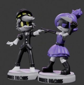 Figuras Murder Drones Resina 6cm (Set 2)