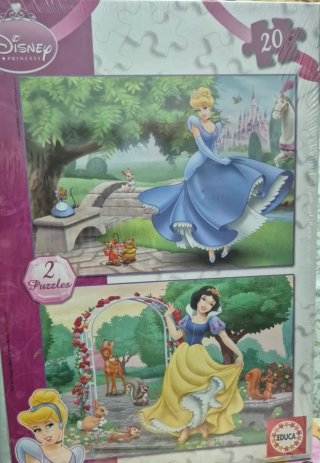 Puzzle Disney Princess 2 Puzzles 20 Piezas