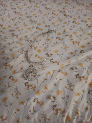 Collar árbol de la vida plateado