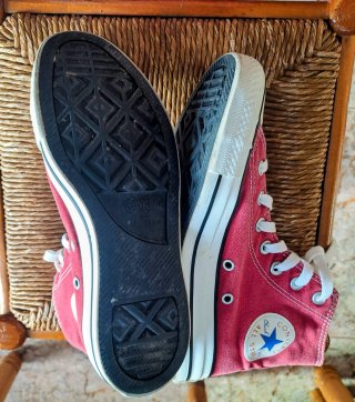 Botas Converse Rojas Talla 37.5