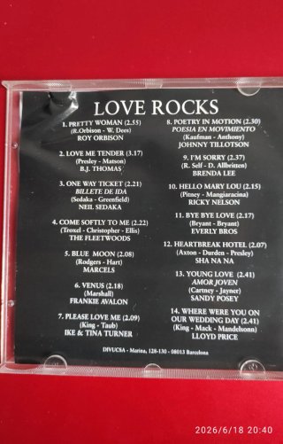 CD Love Collection Love Rocks