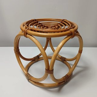 MESA AUXILIAR - TABURETE RATAN 70S