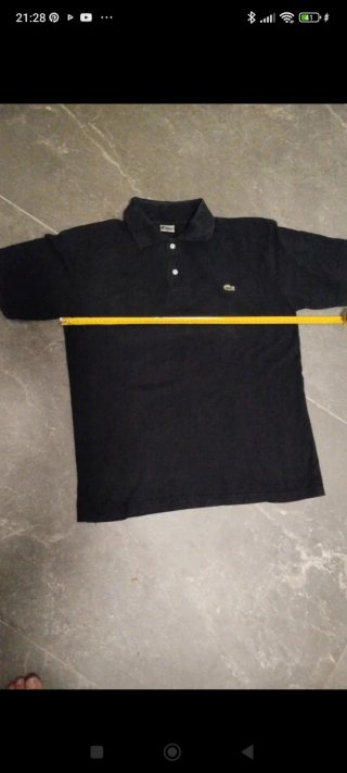 Polo Lacoste Hombre Negro