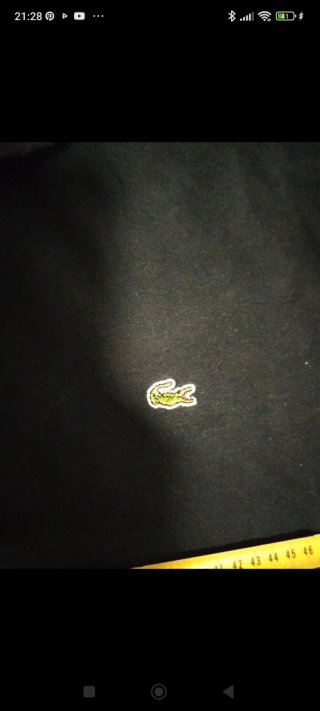 Polo Lacoste Hombre Negro