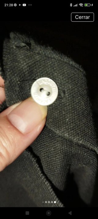 Polo Lacoste Hombre Negro
