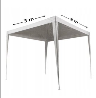 Tenda da Giardino Saska 3x3m Bianca